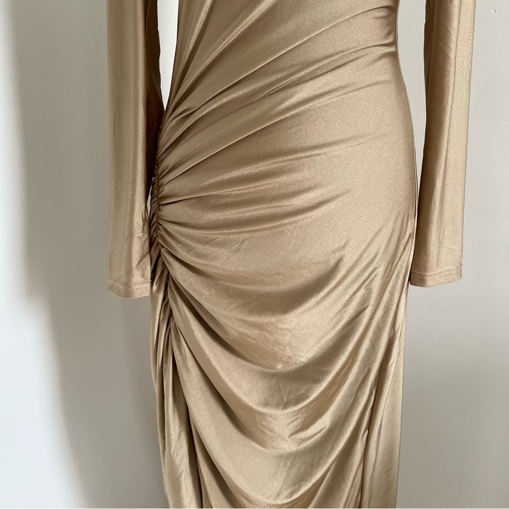 LIONESS AMORE WIDE SLIT LONG DRESS - Picture 3 of 7